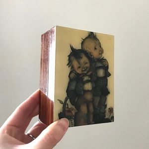 Vintage Reuge Made in Italy Brotherly Love Wind Up Music Box